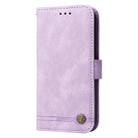 For Samsung Galaxy S25+ 5G Skin Feel Life Tree Metal Button Leather Phone Case(Purple) - 2