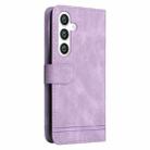 For Samsung Galaxy S25+ 5G Skin Feel Life Tree Metal Button Leather Phone Case(Purple) - 3