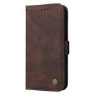 For Samsung Galaxy S25 Ultra 5G Skin Feel Life Tree Metal Button Leather Phone Case(Brown) - 2