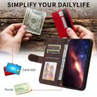 For Samsung Galaxy S25 Edge 5G Skin Feel Life Tree Metal Button Leather Phone Case(Brown) - 3
