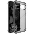 For Google Pixel 9 / Pixel 9 Pro imak Shockproof Airbag TPU Phone Case(Transparent Black) - 1