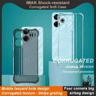 For Redmi 13 4G Global IMAK Corrugated Texture Airbag TPU Phone Case(Transparent Black) - 2