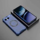 For OnePlus Nord 4 5G Global Honeycomb Magnetic Ring Shockproof Phone Case(Blue) - 2