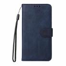 For Redmi 13 4G / Note 13R Classic Calf Texture Flip Leather Phone Case(Blue) - 2