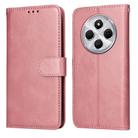 For Redmi 14C 4G Classic Calf Texture Flip Leather Phone Case(Rose Gold) - 1