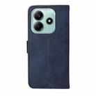 For Redmi Note 14 5G Classic Calf Texture Flip Leather Phone Case(Blue) - 3