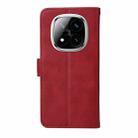 For Redmi Note 14 Pro 5G / Note 14 Pro+ 5G Classic Calf Texture Flip Leather Phone Case(Red) - 3