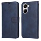 For Redmi Turbo 4 / Xiaomi Poco X7 Pro Classic Calf Texture Flip Leather Phone Case(Blue) - 1