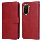 For Redmi A5 4G 173.3mm Classic Calf Texture Flip Leather Phone Case(Red) - 1