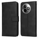 For Redmi K80 Ultra Classic Calf Texture Flip Leather Phone Case(Black) - 1