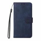 For Samsung Galaxy S25 5G Classic Calf Texture Flip Leather Phone Case(Blue) - 2