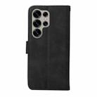 For Samsung Galaxy S25 Ultra 5G Classic Calf Texture Flip Leather Phone Case(Black) - 3