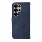 For Samsung Galaxy S25 Ultra 5G Classic Calf Texture Flip Leather Phone Case(Blue) - 3
