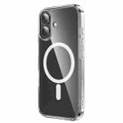 For iPhone 16 BOROFONE BI5 Ice Shield Series MagSafe Magnetic Phone Case(Transparent) - 2