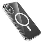 For iPhone 16 BOROFONE BI5 Ice Shield Series MagSafe Magnetic Phone Case(Transparent) - 3