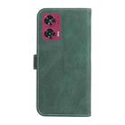 For Motorola Edge 50 Fusion Three Color Splicing Leather Phone Case(Green) - 3