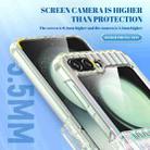 For Samsung Galaxy Z Flip4 5G Vertical Stripe Folding Center Shaft PC Phone Case(Transparent) - 3