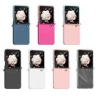 For Honor Magic V Flip Gradient Color Skin Feel PC Full Coverage Shockproof Phone Case(Black) - 2