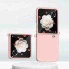 For Honor Magic V Flip Gradient Color Skin Feel PC Full Coverage Shockproof Phone Case(Pink) - 1