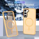 For Samsung Galaxy S23 5G MagSafe Magnetic Skin Feel Frosted Phone Case(Orange) - 2