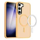 For Samsung Galaxy S23+ 5G MagSafe Magnetic Skin Feel Frosted Phone Case(Orange) - 1