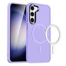 For Samsung Galaxy S23+ 5G MagSafe Magnetic Skin Feel Frosted Phone Case(Light Purple) - 1