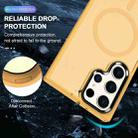 For Samsung Galaxy S23 Ultra 5G MagSafe Magnetic Skin Feel Frosted Phone Case(Orange) - 3