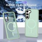 For Samsung Galaxy S24 5G MagSafe Magnetic Skin Feel Frosted Phone Case(Light Green) - 2