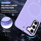 For Samsung Galaxy S24 5G MagSafe Magnetic Skin Feel Frosted Phone Case(Light Purple) - 3