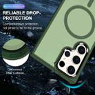 For Samsung Galaxy S24 Ultra 5G MagSafe Magnetic Skin Feel Frosted Phone Case(Dark Green) - 3