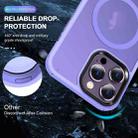 For iPhone 11 MagSafe Magnetic Skin Feel Frosted Phone Case(Light Purple) - 3