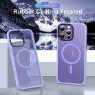 For iPhone 12 MagSafe Magnetic Skin Feel Frosted Phone Case(Light Purple) - 2