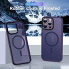 For iPhone 12 MagSafe Magnetic Skin Feel Frosted Phone Case(Dark Purple) - 2