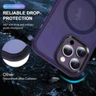 For iPhone 12 MagSafe Magnetic Skin Feel Frosted Phone Case(Dark Purple) - 3