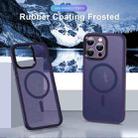 For iPhone 12 Pro Max MagSafe Magnetic Skin Feel Frosted Phone Case(Dark Purple) - 2