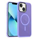 For iPhone 13 MagSafe Magnetic Skin Feel Frosted Phone Case(Light Purple) - 1