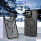 For iPhone 14 Plus MagSafe Magnetic Skin Feel Frosted Phone Case(Black) - 2