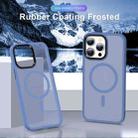 For iPhone 14 Plus MagSafe Magnetic Skin Feel Frosted Phone Case(Light Blue) - 2