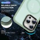 For iPhone 15 Pro MagSafe Magnetic Skin Feel Frosted Phone Case(Light Green) - 3