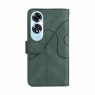 For OPPO A60 4G Dual-color 9 Card Slots Zipper Wallet Leather Phone Case(Green) - 3