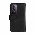 For OPPO Reno12 Pro Global Dual-color 9 Card Slots Zipper Wallet Leather Phone Case(Black) - 3