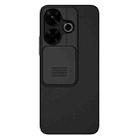 For Redmi Note 13R 5G / 13 4G NILLKIN Black Mirror Series Camshield PC Phone Case(Black) - 1
