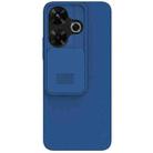 For Redmi Note 13R 5G / 13 4G NILLKIN Black Mirror Series Camshield PC Phone Case(Blue) - 1
