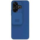 For Xiaomi Poco M6 4G NILLKIN Black Mirror Series Camshield PC Phone Case(Blue) - 1