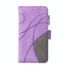 For Redmi Note 14 Pro / 14 Pro+ 5G Dual-color 9 Card Slots Zipper Wallet Leather Phone Case(Purple) - 2