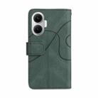 For Xiaomi Poco F7 Dual-color 9 Card Slots Zipper Wallet Leather Phone Case(Green) - 3