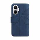 For Xiaomi Poco F7 Dual-color 9 Card Slots Zipper Wallet Leather Phone Case(Blue) - 3