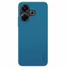 For Redmi Note 13R 5G / 13 4G NILLKIN Frosted PC Phone Case(Blue) - 1