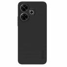 For Redmi Note 13R 5G / 13 4G NILLKIN Frosted PC Phone Case(Black) - 1