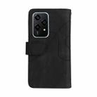 For Honor 200 Lite Global Dual-color 9 Card Slots Zipper Wallet Leather Phone Case(Black) - 3